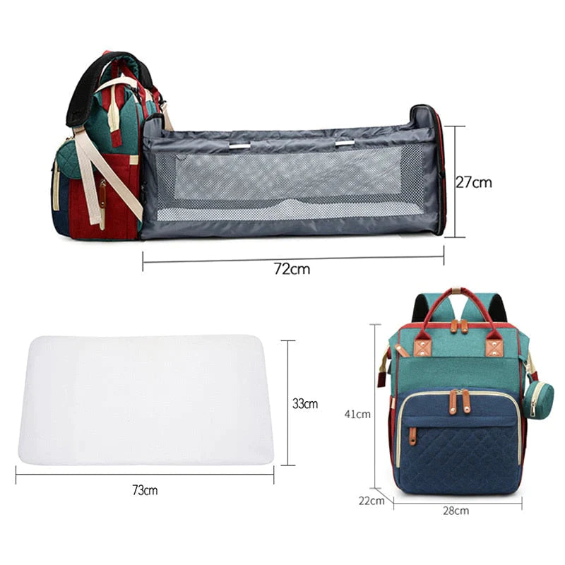 Foldable Baby Diaper Bag